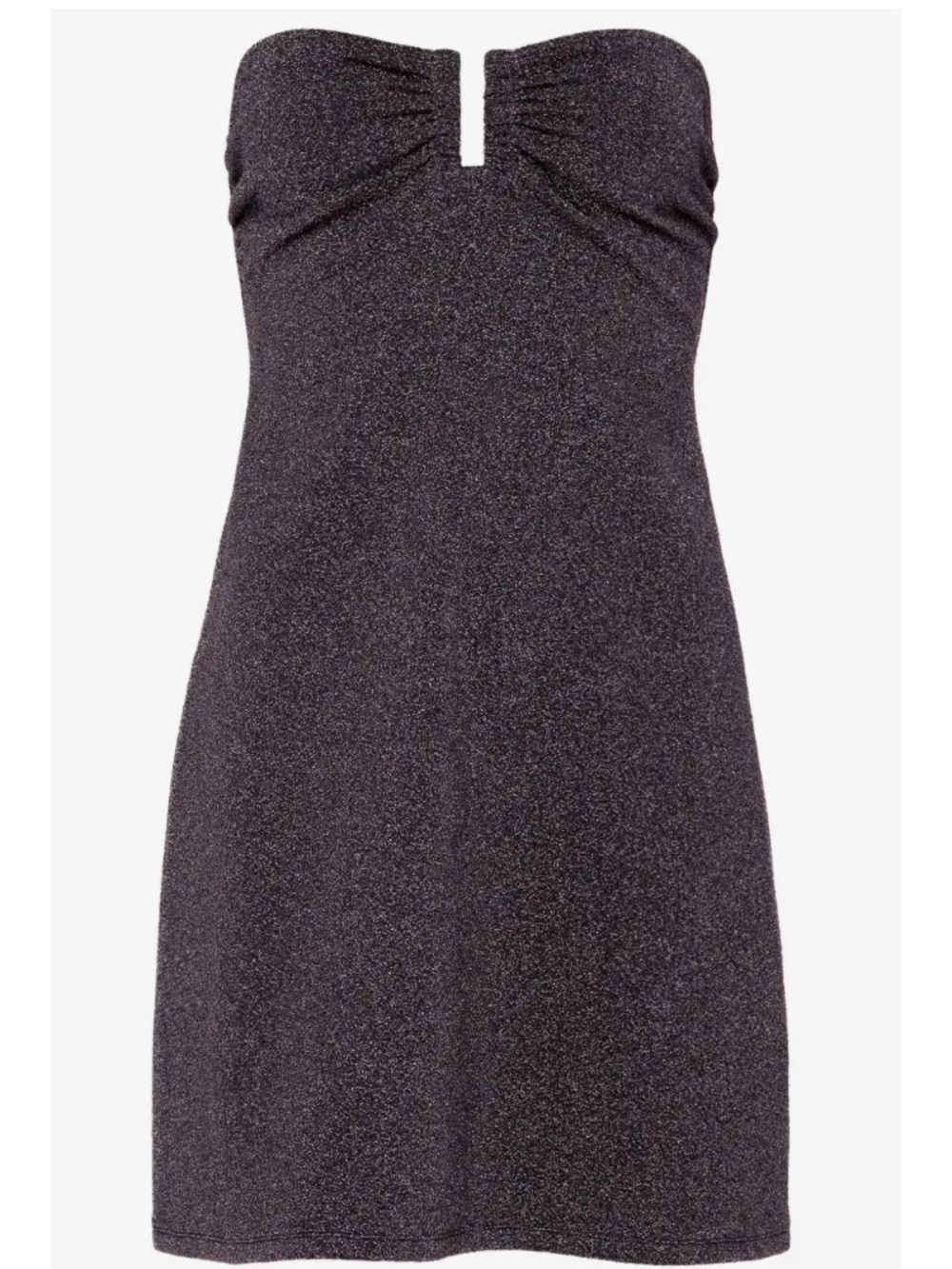 Eres Strapless Glitter Black Party Dress Made in France 🇫🇷 Size 8